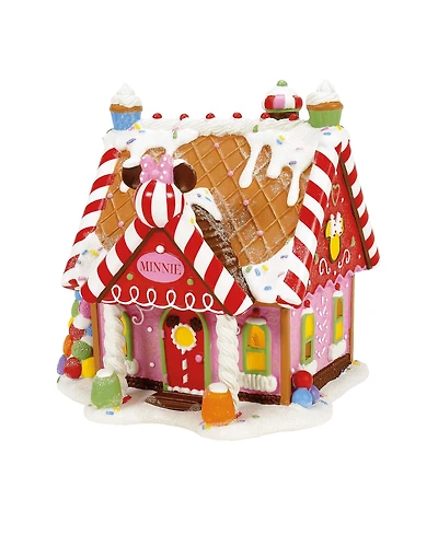 Department 56 Minnie's Peppermint Villa Lit Building