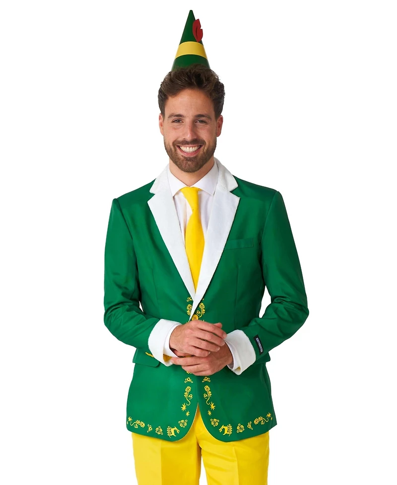Suitmeister Men's Costume - Official Elf Christmas Halloween Outfit Set Green