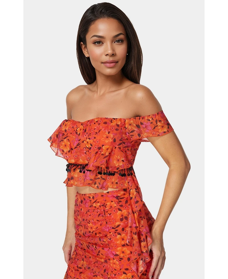 Ruffle Fringe Top