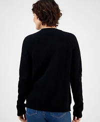 Charter Club Women's 100% Cashmere Shaker-Stitch Bomber Jacket, Macy's Exclusive