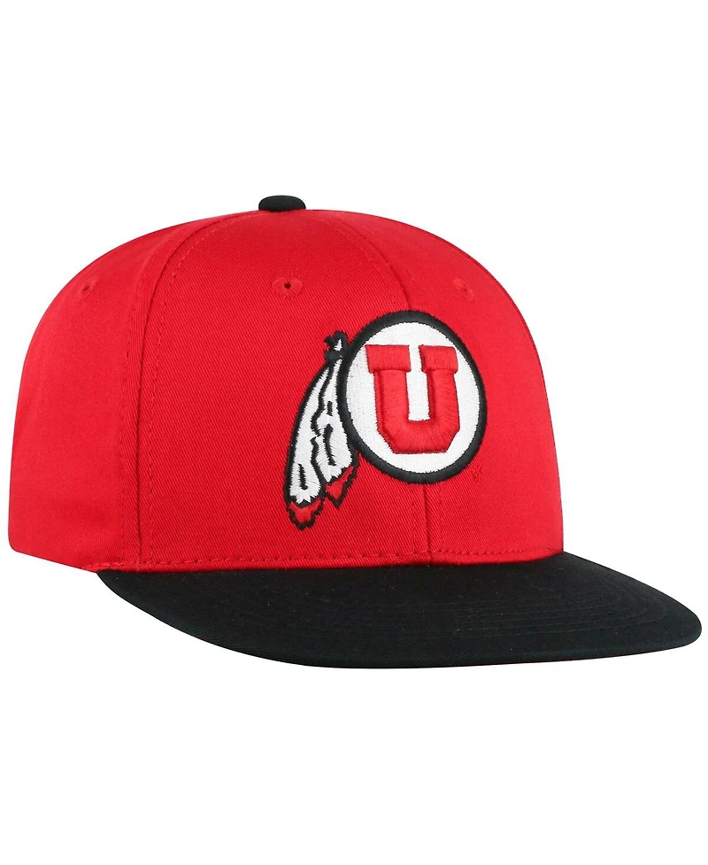 Top of the World Big Boys and Girls Red Utah Utes Victory Maverick Snapback Hat
