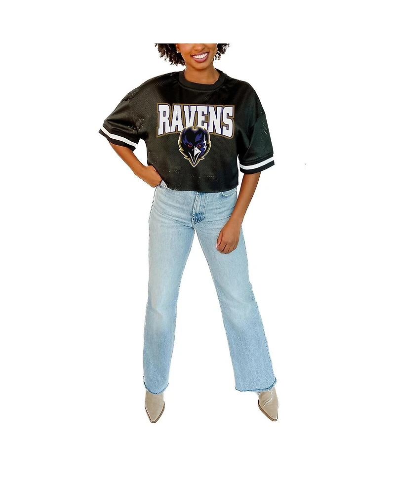 Gameday Couture Women's Black Baltimore Ravens Game Face Fashion Jersey
