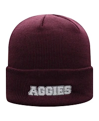 Top of the World Men's Maroon Texas A M Aggies Logo Cuffed Knit Hat