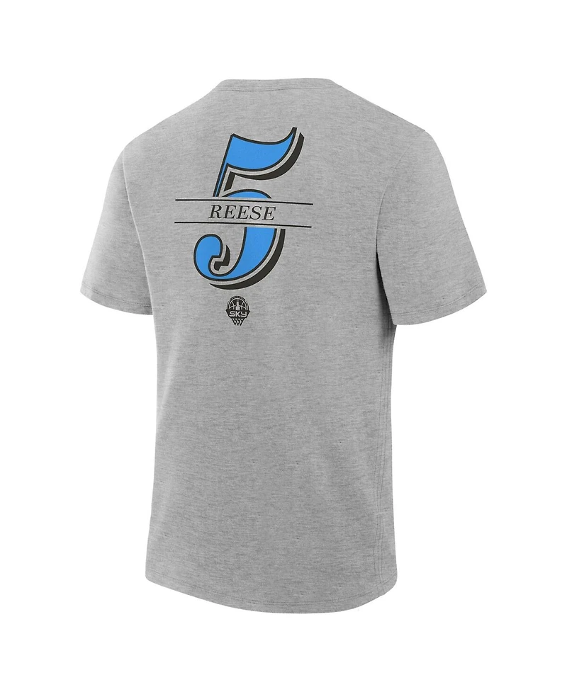 Fanatics Men's Angel Reese Gray Chicago Sky The Paint Name Number T-Shirt