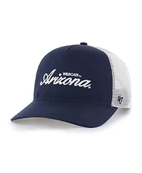'47 Brand Men's and Women's Navy Arizona Wildcats Contemporary Basics Foundation Trucker Hitch Adjustable Hat