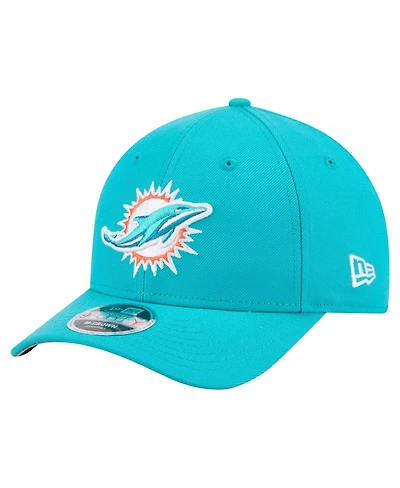 New Era Men's Aqua Miami Dolphins Team Collection 9FORTY M-Crown Adjustable Hat