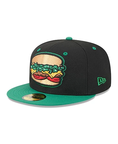 New Era Men's Black Albuquerque Isotopes Theme Nights 59FIFTY Fitted Hat