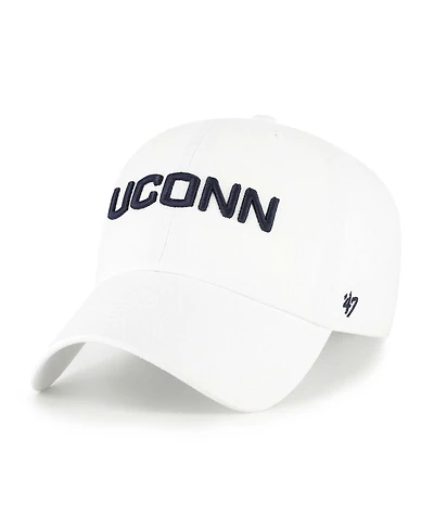 '47 Brand Men's White UConn Huskies Clean Up Adjustable Hat