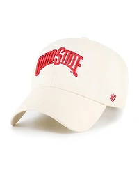 '47 Brand Men's Sand Ohio State Buckeyes Clean Up Adjustable Hat
