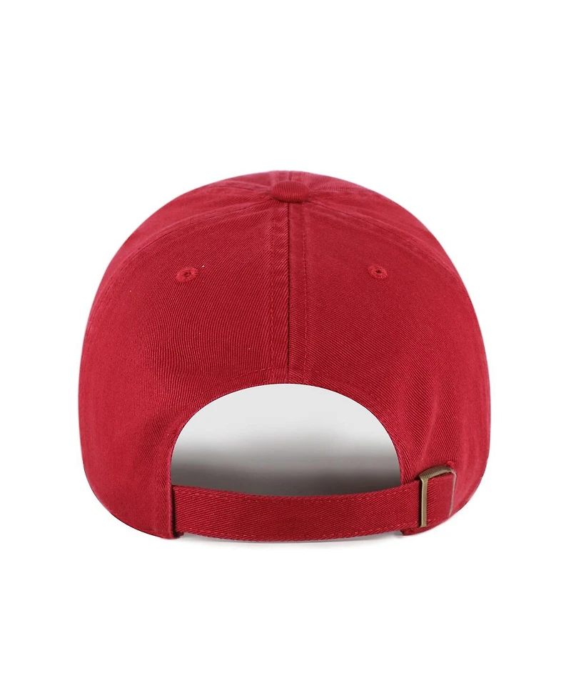 '47 Brand Men's Red Louisville Cardinals Clean Up Adjustable Hat