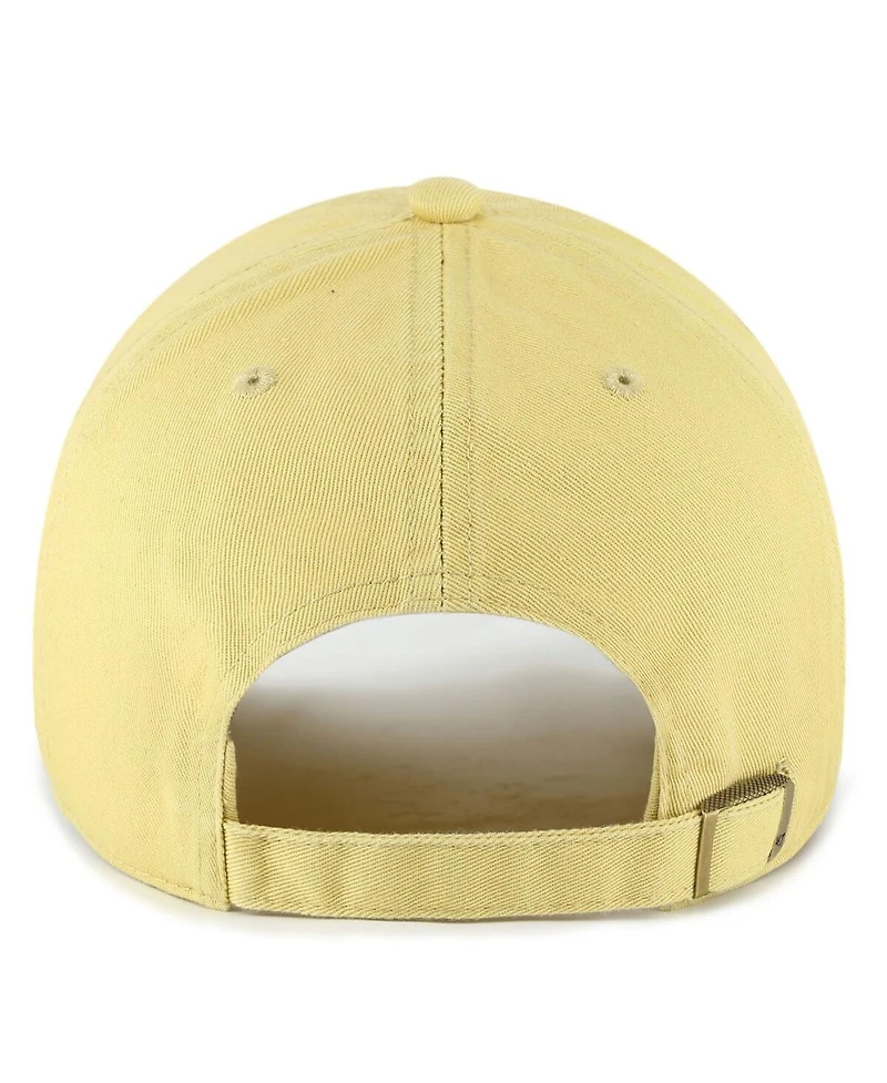 '47 Brand Men's Light Gold Army Black Knights Clean Up Adjustable Hat