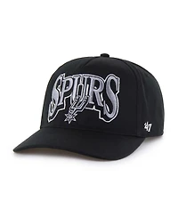 '47 Brand Men's Black San Antonio Spurs Every Time Past Champs Hitch Adjustable Hat