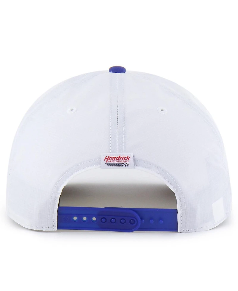 '47 Brand Men's White/Royal Kyle Larson Brrr HendrickCars.com Rope Hitch Adjustable Hat