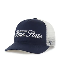 '47 Brand Men's and Women's Navy Penn State Nittany Lions Contemporary Basics Foundation Trucker Hitch Adjustable Hat