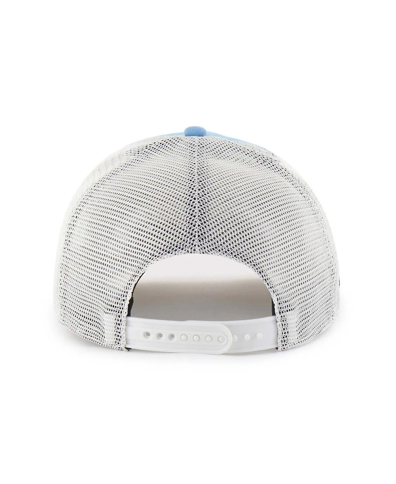'47 Brand Men's and Women's Light Blue North Carolina Tar Heels Contemporary Basics Foundation Trucker Hitch Adjustable Hat