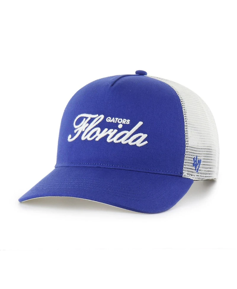 '47 Brand Men's and Women's Royal Florida Gators Contemporary Basics Foundation Trucker Hitch Adjustable Hat