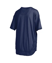 Pressbox Women's Navy Penn State Nittany Lions Poncho T-Shirt