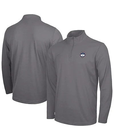Nike Men's Gray UConn Huskies Intensity Performance Quarter-Zip Pullover Sweatshirt