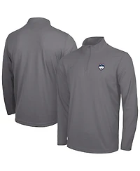 Nike Men's Gray UConn Huskies Intensity Performance Quarter-Zip Pullover Sweatshirt