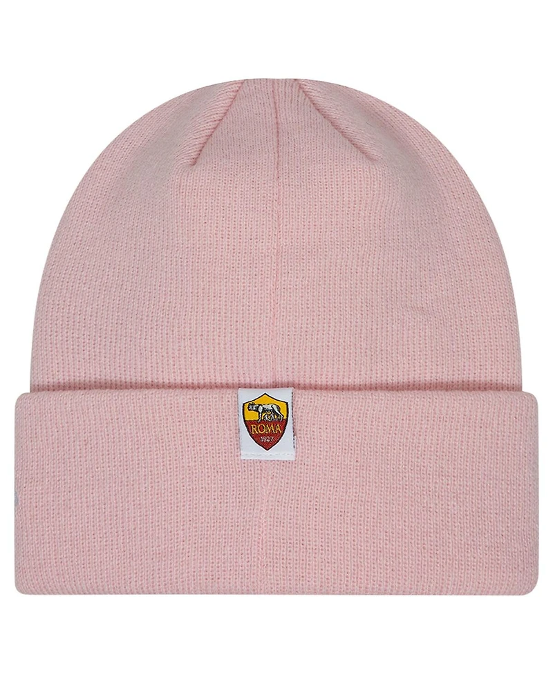 New Era Big Boys and Girls Pink As Roma Romina Cuffed Knit Hat