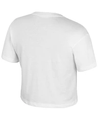 Stadium Essentials Women's White 2025 Wnba All-Star Game The Road Cropped T-Shirt