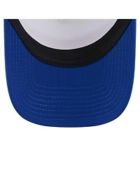 New Era Big Boys and Girls Royal New York Giants Sport Night Color Block 9FORTY A-Frame Trucker Adjustable Hat
