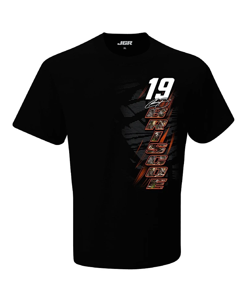 Joe Gibbs Racing Team Collection Men's Black Chase Briscoe Bass Pro Shops Camo T-Shirt