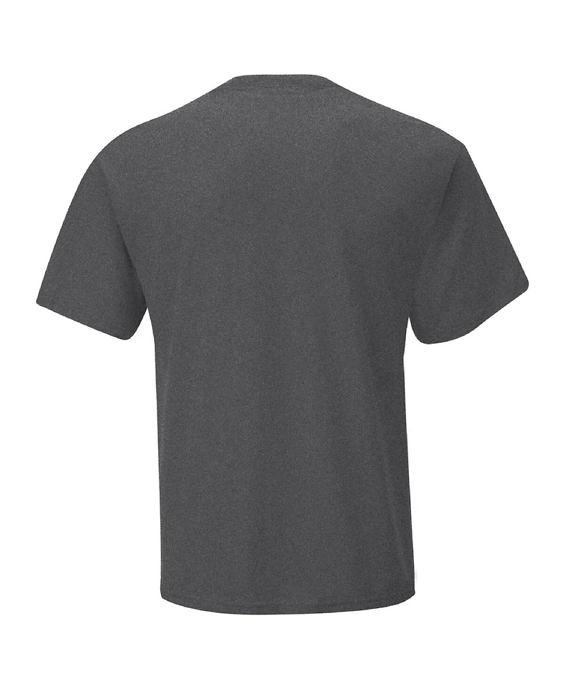 Joe Gibbs Racing Team Collection Men's Heather Charcoal Denny Hamlin Vintage T-Shirt