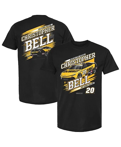 Joe Gibbs Racing Team Collection Men's Black Christopher Bell Dewalt Car T-Shirt