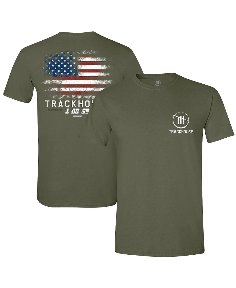 Trackhouse Racing Team Collection Men's Green Flag T-Shirt