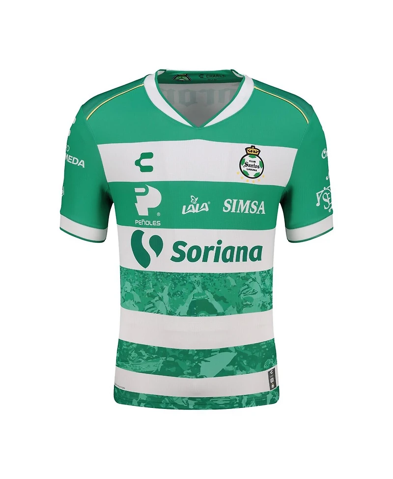 Charly Men's Green Santos Laguna 2025/26 Home Authentic Jersey