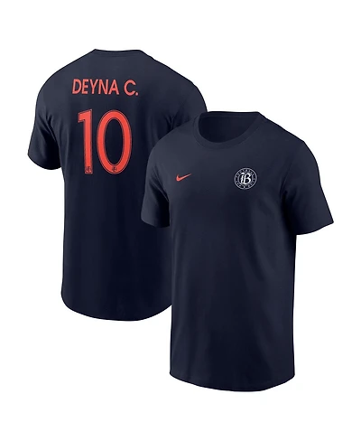 Nike Men's Deyna Castellanos Navy Bay Fc Core Crew Neck T-Shirt