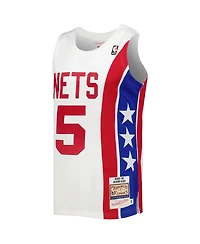 Mitchell & Ness Men's Jason Kidd White New Jersey Nets Hardwood Classics Swingman