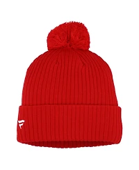 Fanatics Men's Red Washington Capitals Cuffed Knit Pom with Hat