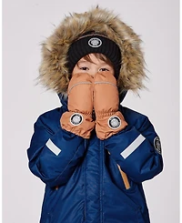 Deux par Boy Winter Mittens Play Brown Sugar