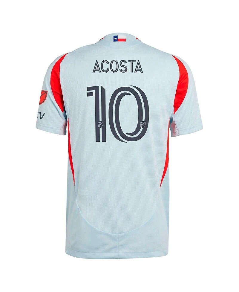Adidas Men's Luciano Acosta Light Blue Fc Dallas 2025 The Inferno Kit Authentic Player Jersey