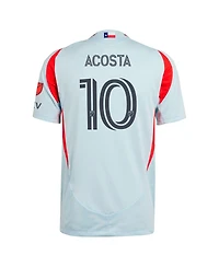 Adidas Men's Luciano Acosta Light Blue Fc Dallas 2025 The Inferno Kit Authentic Player Jersey