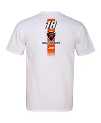 Joe Gibbs Racing Team Collection Men's White William Sawalich Sound Gear Car T-Shirt