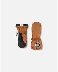 Deux par Boy Winter Mittens Play Brown Sugar