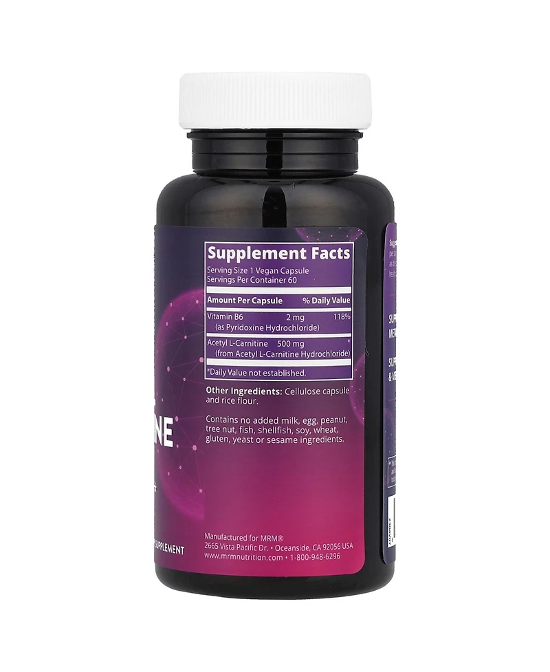 Mrm Nutrition Acetyl L-Carnitine