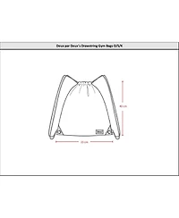 Deux par Deux Girl Drawstring Bag Rainbow Gradient - Toddler|Child