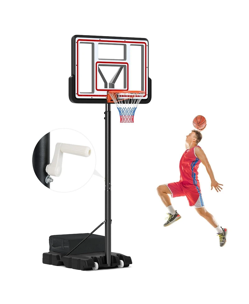 Portable Basketball Hoop Adjustable Basketball Goal System