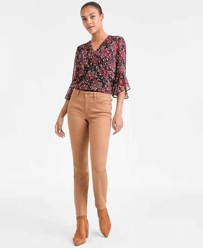 Jones New York Women's Lexington Ankle Length Straight Jeans