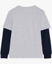 Champion Big Boys Layered-Look Graphic T-Shirt