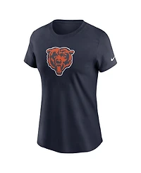 Nike Women's Navy Chicago Bears Primary Logo T-Shirt