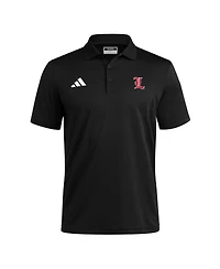 Adidas Men's Black Louisville Cardinals Ultimate 365 Ottoman Polo Shirt