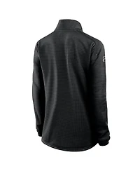 Fanatics Women's Black Philadelphia Flyers Authentic Pro Rink Lightweight Quarter-Zip Pullover Sweatshirt