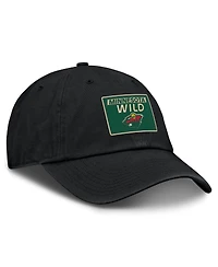 Fanatics Men's Black Minnesota Wild Authentic Pro Prime Adjustable Hat