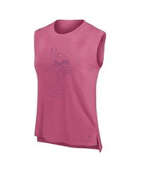 Fanatics Women's Pink Minnesota Vikings Studio Embrace Tank Top