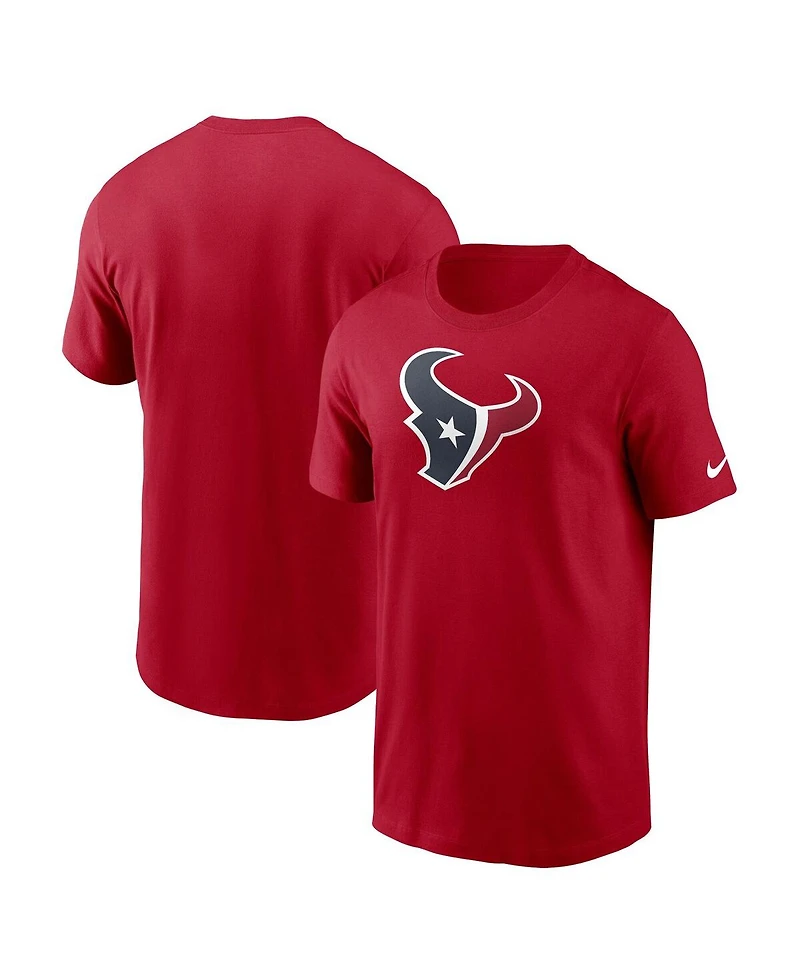 Nike Men's Red Houston Texans Primary Logo T-Shirt